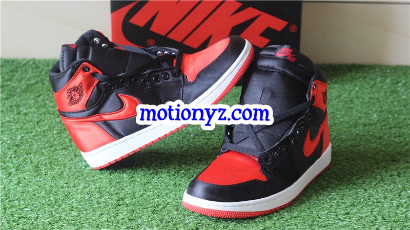 Authentic Air Jordan 1 Retro Satin Banned